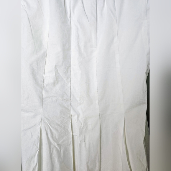 Mare Mare x Anthropologie White Strapless Seamed A-Line Midi Dress, XL - Picture 8 of 15